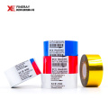 Fineray brand good quality sell well black red white hot foil ribbon hot stamping foil for paper and plastic bags date coding